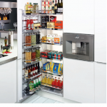 Tandem swivel tall larder pull-out Picture 131 150x150 Storage & Adjustability